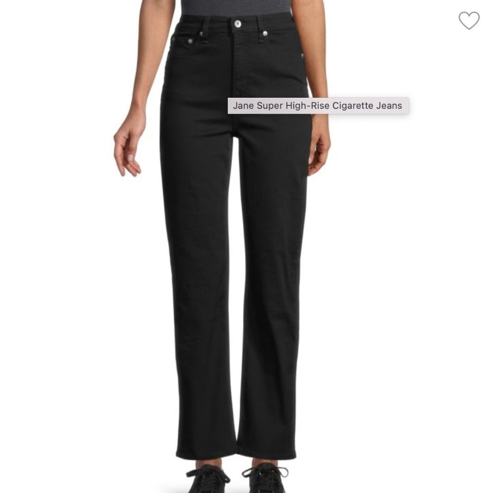 Rag & Bone Cigarette Jeans - Black - Size 29
